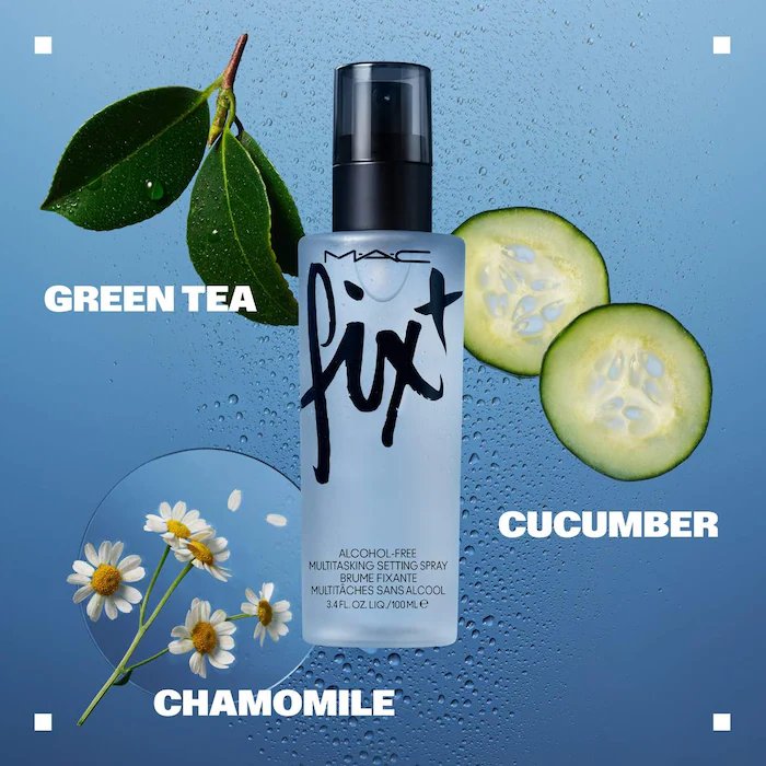 MAC Cosmetics 
Fix+ Alcohol-Free Hydrating, Fixing and Multitasking Setting Spray 3.5Oz - Image 2