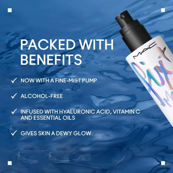 MAC Cosmetics 
Fix+ Magic Radiance Moisturizing Priming + Setting Spray with Vitamin C and Hyaluronic Acid 3.4 oz - Image 2