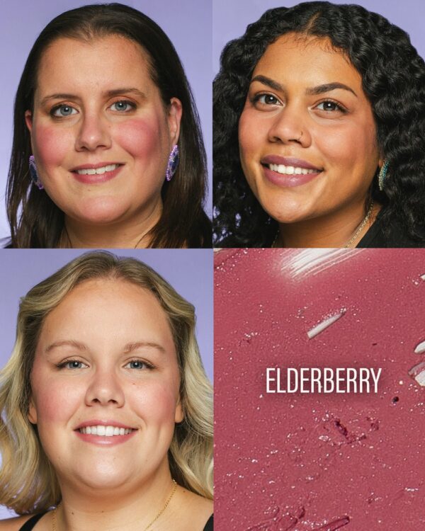 Cheekbone Beauty - Courage Cream Lip and Cheek (Shade: Elderberry) - Image 2